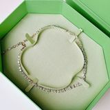  Mesmera necklace Mixed cuts, White, Gold-tone plated 