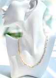  Mesmera necklace Mixed cuts, White, Gold-tone plated 