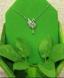  Dây chuyền thiên nga trắng mix ngọc trai Swarovski - Swarovski Swan pendant Swan, White, Rhodium plated 5723387 