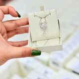  Dây chuyền thiên nga trắng mix ngọc trai Swarovski - Swarovski Swan pendant Swan, White, Rhodium plated 5723387 