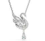  Dây chuyền thiên nga trắng mix ngọc trai Swarovski - Swarovski Swan pendant Swan, White, Rhodium plated 5723387 