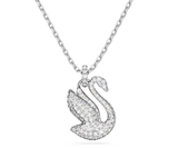  Dây chuyền thiên nga đính pha lê trắng - Swan pendant Swan, Medium, White, Rhodium plated 