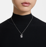  Dây chuyền thiên nga đính pha lê trắng - Swan pendant Swan, Medium, White, Rhodium plated 