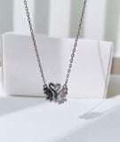  Dây chuyền thiên nga uyên ương Swarovski - Swarovski Swan pendant, Black, Mixed metal finish 5705721 