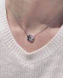  Dây chuyền thiên nga uyên ương Swarovski - Swarovski Swan pendant, Black, Mixed metal finish 5705721 