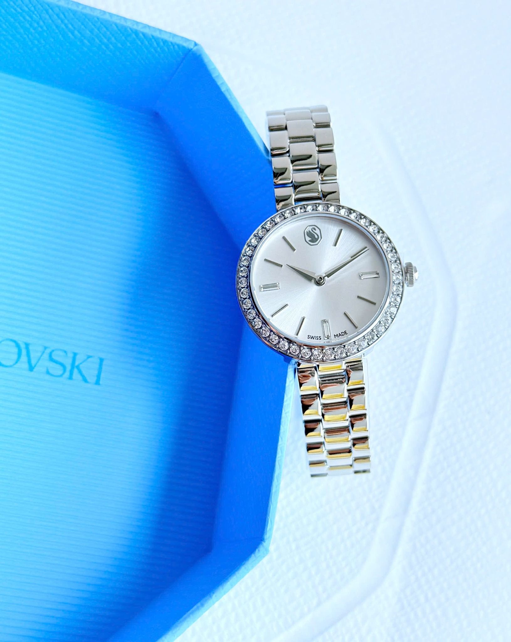  Certa watch Swiss Made, Metal bracelet, Silver tone, Stainless Steel 