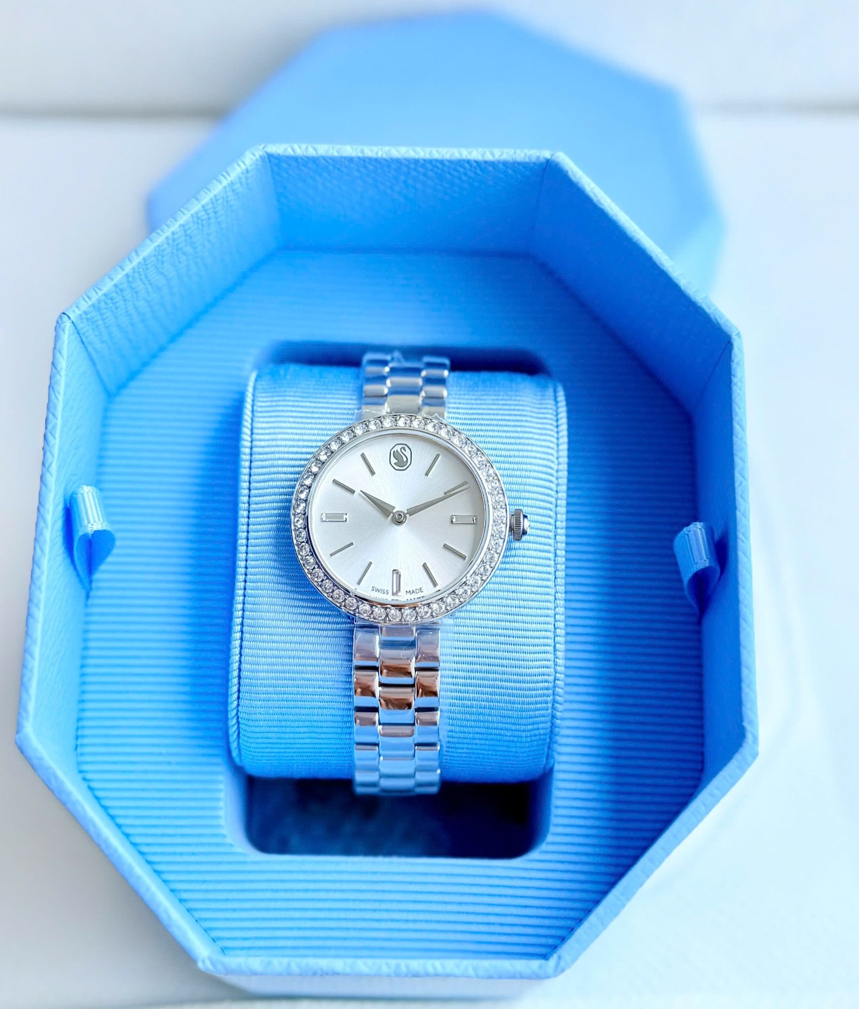  Certa watch Swiss Made, Metal bracelet, Silver tone, Stainless Steel 