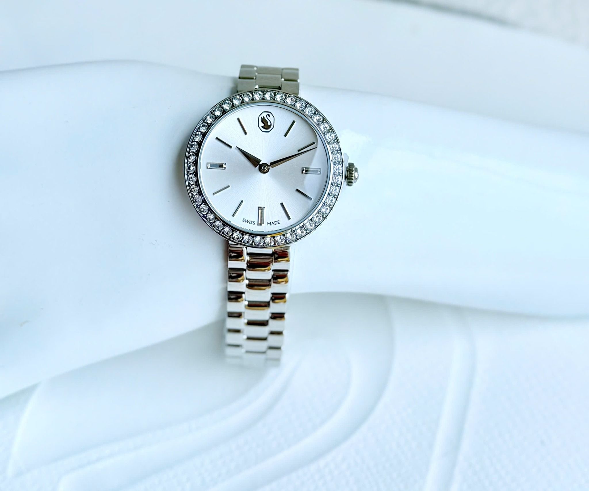  Certa watch Swiss Made, Metal bracelet, Silver tone, Stainless Steel 