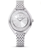  Crystalline aura watch Swiss Made, Metal bracelet, Silver tone, Stainless steel 