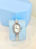 Dextera bangle watch Swiss Made, Metal bracelet, Silver tone, Stainless stee 