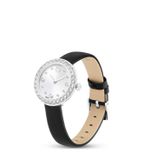  Matrix tennis watch Swiss Made, Leather strap, Black, Stainless Steel 