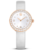  Matrix tennis watch Swiss Made, Leather strap, Gray, Rose gold-tone finish 