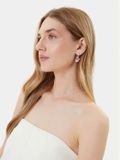  Khuyên tai thả thiên nga pavé hồng - Swan drop earrings Pavé, Swan, Pink 