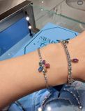  Lắc tay Swarovski Ariana Grande hoa pha lê đa sắc - Ariana Grande x Swarovski bracelet, Mixed cuts, Flower, Multicolored, Rhodium plated 