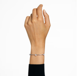  Vòng tay Swarovski Constella round cut trắng bạc - Swarovski Constella bangle, round cut, White, Rhodium plated 