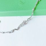  Lắc tay Swarovski Gema hoa pha lê trắng - Swarovski Gema Bracelet Mixed Cut White Flower Rhodium Plated 