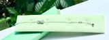  Lắc tay Swarovski Hyperbola vô cực trắng bạc - Swarovski Hyperbola bracelet, Infinity, White, Rhodium plated 