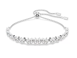  Lắc tay Swarovski Imber tennis - Swarovski Imber bracelet, Round cut, White, Rhodium plated 