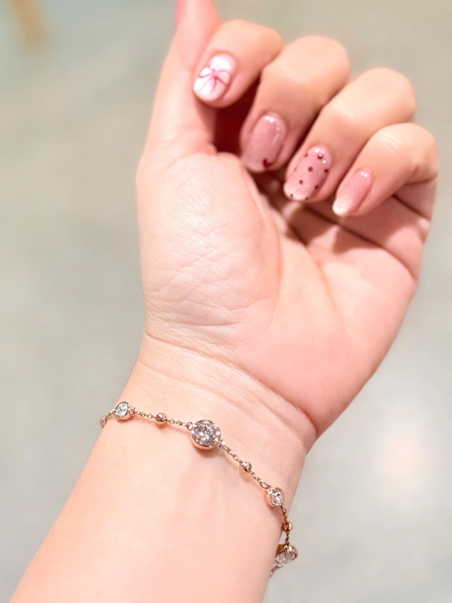  Lắc tay Swarovski Imber trắng - Swarovski Imber bracelet, Round cut, White, Rhodium plated 