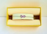  Lắc tay Swarovski Lifelong Bow nơ hồng - Swarovski Lifelong Bow bracelet, Bow, Pink, Rhodium plated 