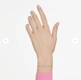  Lắc tay Swarovski Lifelong Bow nơ hồng - Swarovski Lifelong Bow bracelet, Bow, Pink, Rhodium plated 