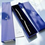  Lắc tay ngọc trai Swarovski Nice trắng size M - Swarovski Nice Pearl Bracelet White, Rhodium Plated, Size M 