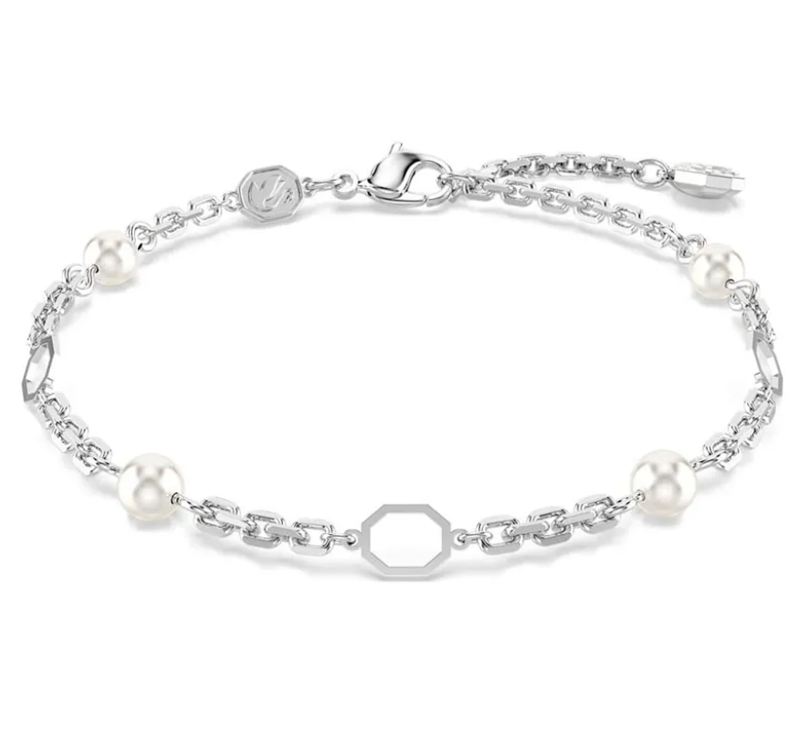  Lắc tay Swarovski Symbolica Carrier trắng bạc - Swarovski Symbolica Carrier Bracelet 