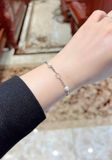  Lắc tay Swarovski Symbolica Carrier trắng bạc - Swarovski Symbolica Carrier Bracelet 