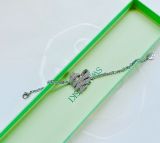  Lắc tay Swarovski Volta tim xoắn trắng - Swarovski Volta bracelet, Heart, Light metal, White, Rhodium plated 