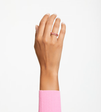  Nhẫn Matrix baguette cut tone hồng ngọt ngào - Matrix ring Baguette cut, Pink, Rose gold-tone plated 