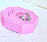  Ariana Grande x Swarovski set Mixed cuts, Heart, White, Rhodium plated 
