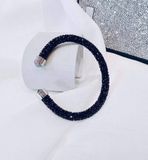  Vòng tay cứng Swarovski Crystaldust đen size S - Swarovski Crystaldust Dark Bangle Cuff size S 