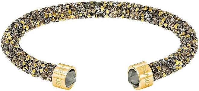  Vòng tay cứng Swarovski Crystaldust vàng size S - Swarovski Crystaldust Gold Cuff size S 