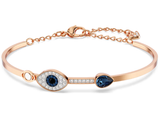  Symbolica bangle Evil eye, Blue, Mixed metal finish 