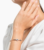  Symbolica bangle Evil eye, Blue, Mixed metal finish 