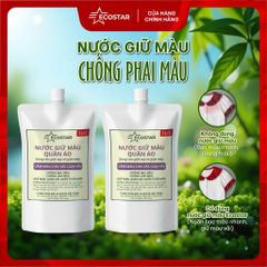 Combo 2 Túi Chất giữ màu quần áo Ecostar 1 Lít – Chống Phai, Giữ Quần Áo Tươi Mới