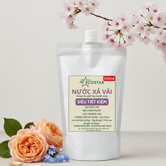 Nước xả vải mềm mượt quần áo 1 lít tặng 1 chai màu nhuộm vải Ecostar 200ml