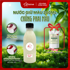 Nước giữ màu quần áo không phai + Tặng 1 Túi nước giặt quần áo 1 lít, Giữ màu quần áo, Nước cầm màu vải