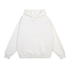 Áo Hoodie Trắng Unisex – Chất Cotton Dày, Form Rộng Thời Trang, Thiết Kế Trẻ Trung