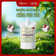 Combo Nước xả quần áo 1L và Nước giữ màu 200ml tặng 1 chai màu nhuộm vải Ecostar 200ml, Nước xả 1L siêu mềm mượt