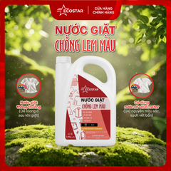 Combo Nước xả quần áo 1L và Nước giữ màu 200ml tặng 1 chai màu nhuộm vải Ecostar 200ml, Nước xả 1L siêu mềm mượt