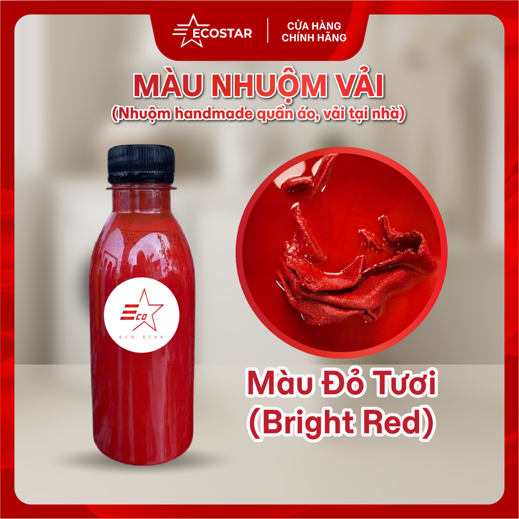 COMBO 2 LỌ MÀU NHUỘM VẢI TẶNG VỎ GỐI NHUỘM THỦ CÔNG SÁNG TẠO ( hoa văn bất kỳ )