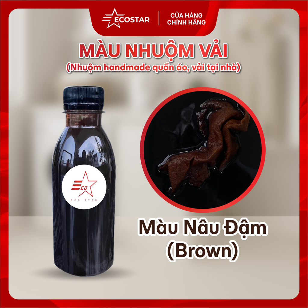 Nước Giữ Màu Chống Phai Ecostar 1L Tặng Chai Màu Nhuộm Vải | Giữ Màu Bền – Phục Hồi Quần Áo – Bảo Vệ Sợi Vải