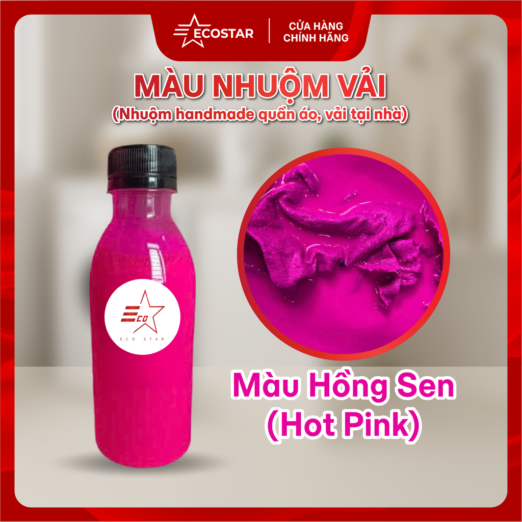COMBO 2 LỌ MÀU NHUỘM VẢI TẶNG VỎ GỐI NHUỘM THỦ CÔNG SÁNG TẠO ( hoa văn bất kỳ )