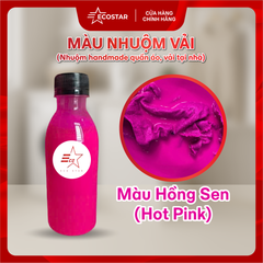 COMBO 2 LỌ MÀU NHUỘM VẢI TẶNG VỎ GỐI NHUỘM THỦ CÔNG SÁNG TẠO ( hoa văn bất kỳ )