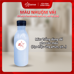 Màu nhuộm vải tổng hợp 200ml, tặng, Tẩy Trắng Đa Năng 200g, Nước giữ màu quần áo 200ml