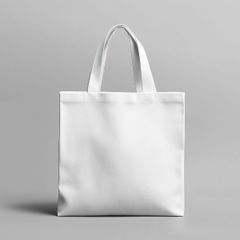 Tote Tote vải canvas phong cách tối giản, dễ phối đồ – Túi trắng & Nhuộm Tie-dye Thủ Công