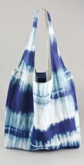 Tote Tote vải canvas phong cách tối giản, dễ phối đồ – Túi trắng & Nhuộm Tie-dye Thủ Công