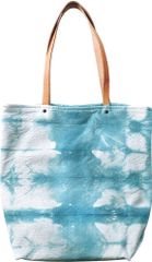 Tote Tote vải canvas phong cách tối giản, dễ phối đồ – Túi trắng & Nhuộm Tie-dye Thủ Công