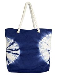 Tote Tote vải canvas phong cách tối giản, dễ phối đồ – Túi trắng & Nhuộm Tie-dye Thủ Công